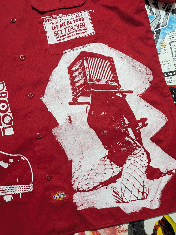 FOMO Collection - Collage Dickies Manifesto / Box Head Work Wear - L - 12227