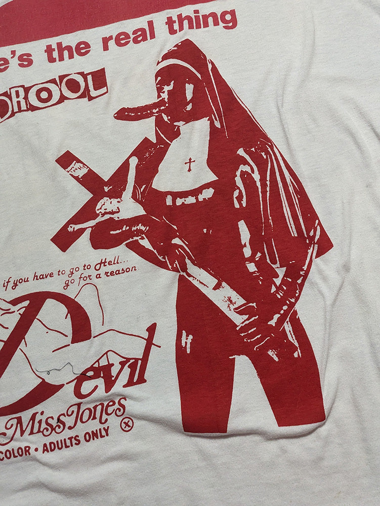 FOMO Collection - Collage Vintage Jesus Christ Made In USA Magdalene / Devil In Miss Jones T-Shirt - 3XL - 12230