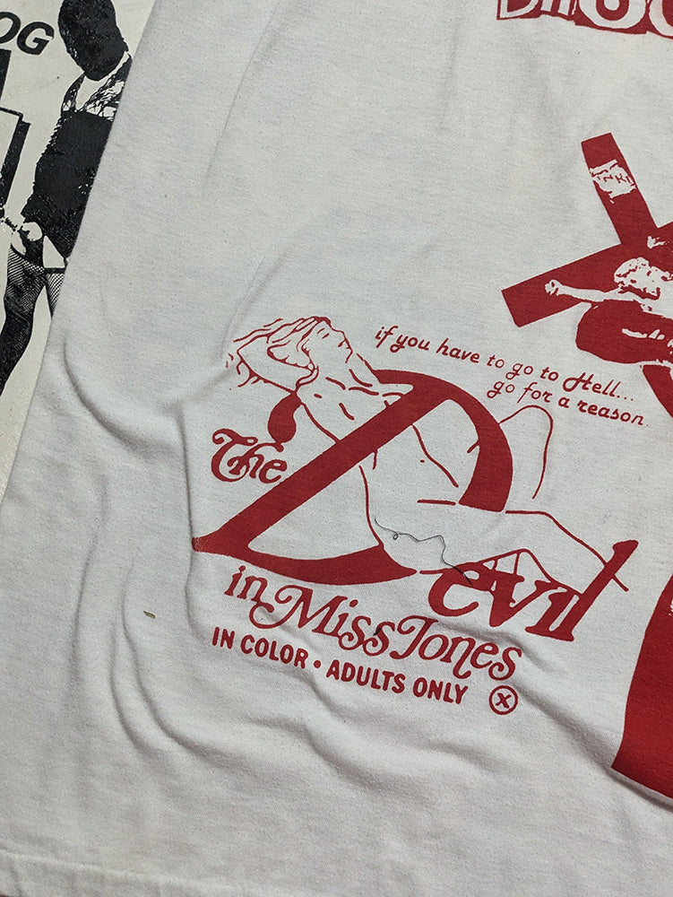 FOMO Collection - Collage Vintage Jesus Christ Made In USA Magdalene / Devil In Miss Jones T-Shirt - 3XL - 12230