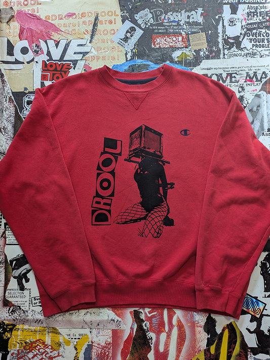 FOMO Collection - Champion Box Head Crewneck - XL(oversized) - 1238