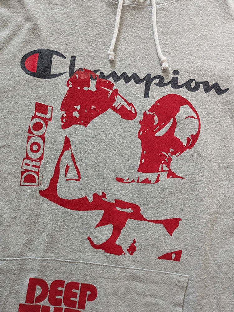 FOMO Collection - Collage Champion Hungry / Deep Throat Lightweight Hoodie - 2XL - 12317