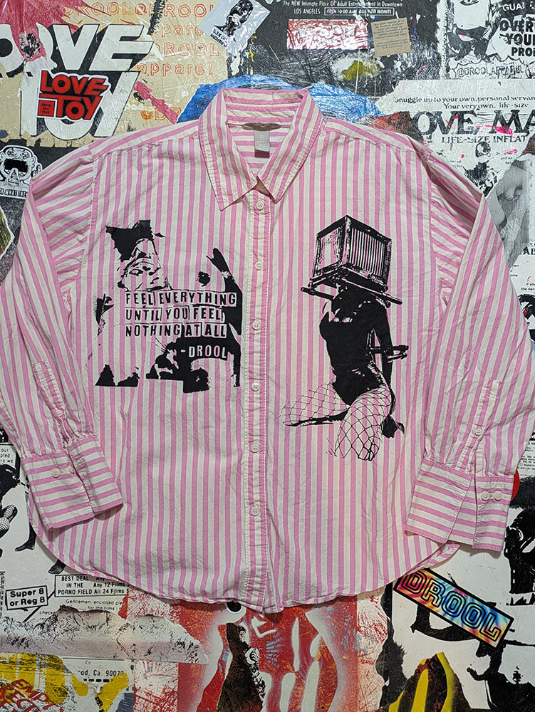 FOMO Collection - Manifesto Long Sleeve Button Up - L - 1241