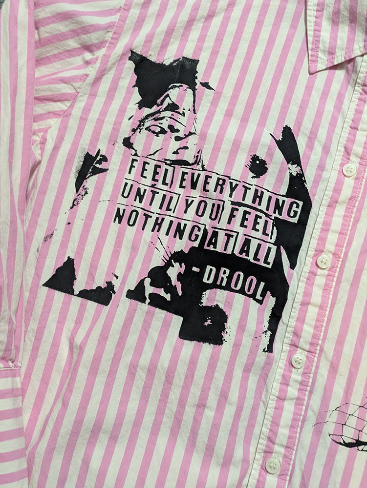 FOMO Collection - Manifesto Long Sleeve Button Up - L - 1241