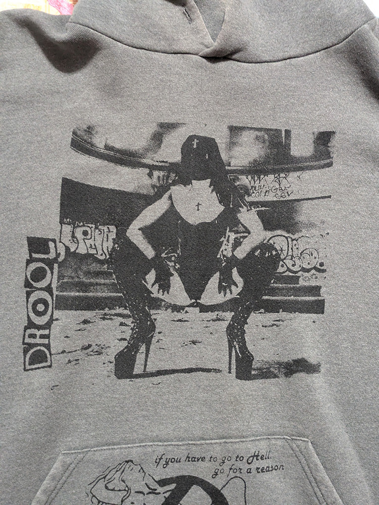 FOMO Collection - Collage Russell Vintage(Made in Mexico) Rubber Nun In Pittsburgh / Devil In Miss Jones Hoodie - XL - 12416