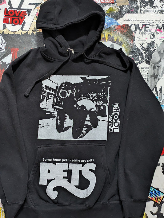 FOMO Collection - Collage Rubber Pup / Pets Hoodie - L - 12525