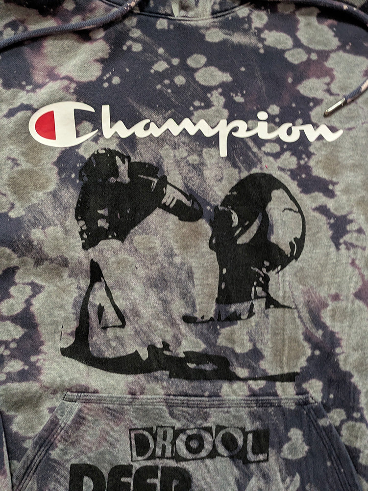 FOMO Collection - Collage Champion Hungry / Deep Throat Hoodie - L - 12527