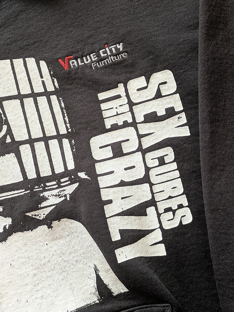 FOMO Collection - Collage Champion Value City Glory Box / S3x Cures The Crazy Raw Cut Hoodie - 2XL - 1267