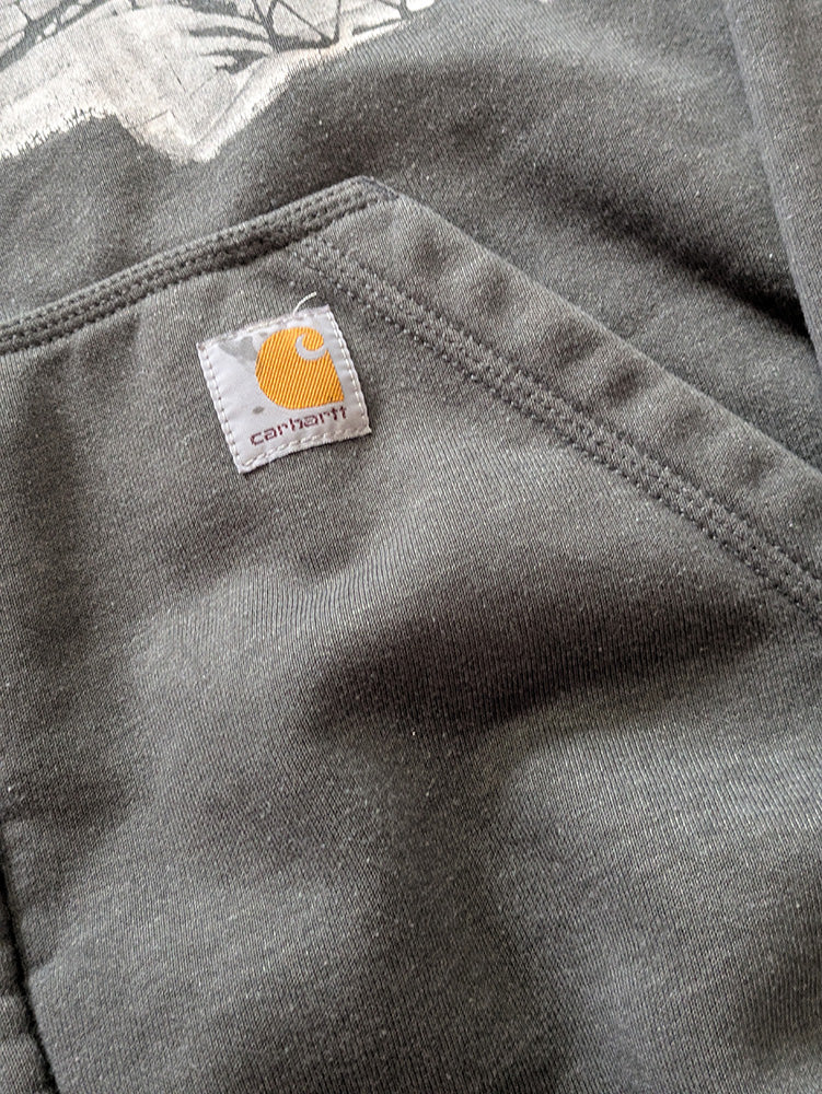 FOMO Collection - Collage Carhartt Box Head / Manifesto Zip Up Hoodie - XLT - 1269