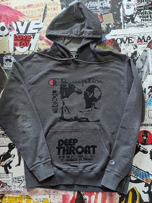 FOMO Collection - Collage Champion Hungry / Deep Throat Hoodie - L - 12610