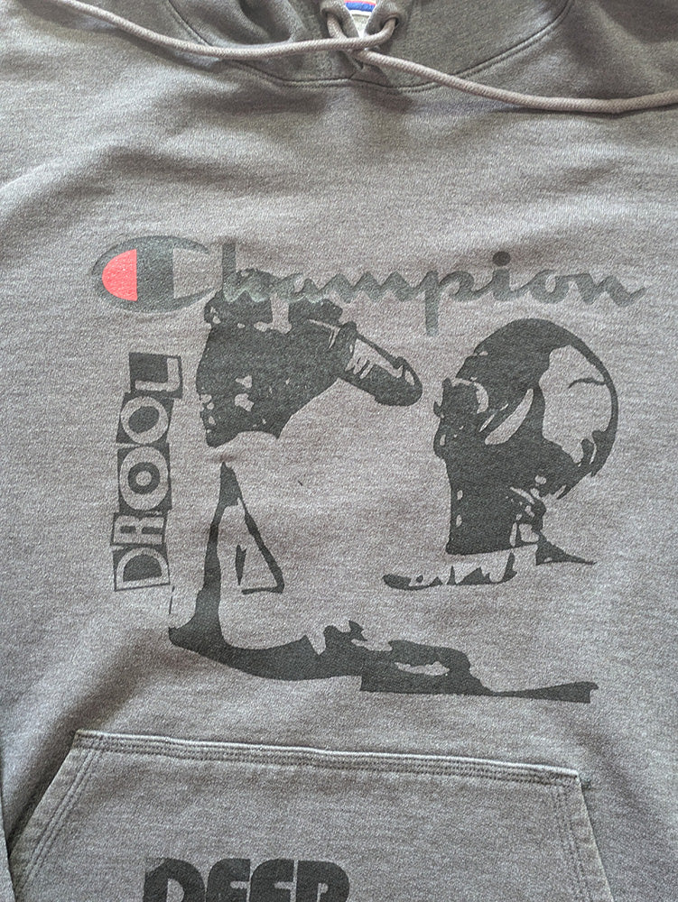 FOMO Collection - Collage Champion Hungry / Deep Throat Hoodie - L - 12610
