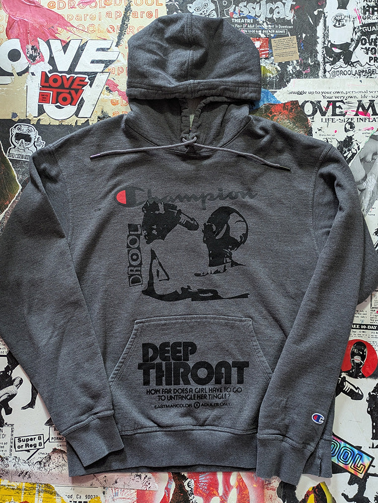 FOMO Collection - Collage Champion Hungry / Deep Throat Hoodie - L - 12611