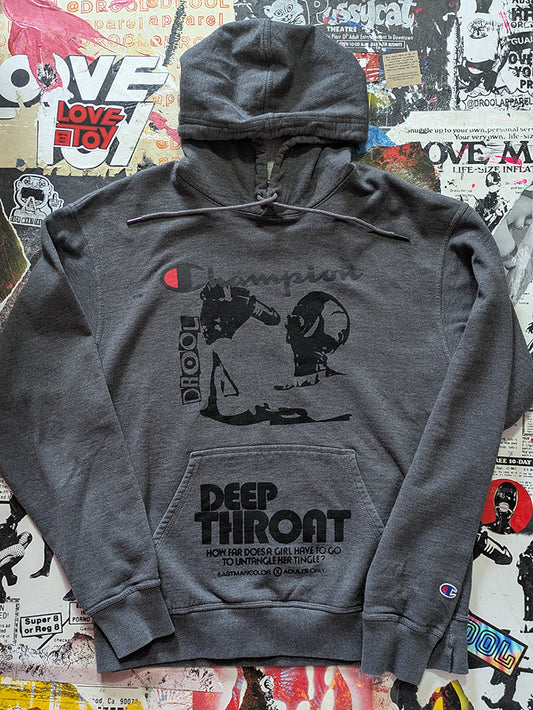 FOMO Collection - Collage Champion Hungry / Deep Throat Hoodie - L - 12611