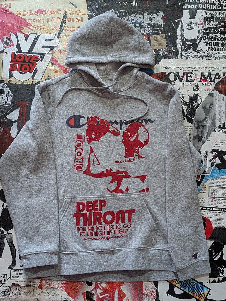 FOMO Collection - Collage Hungry / Deep Throat Hoodie - M - 12614