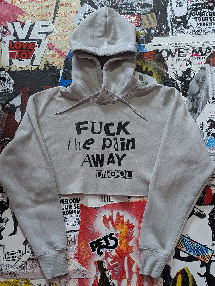FOMO Collection - FTPA Raw Cut Crop Top Hoodie - M - 12617