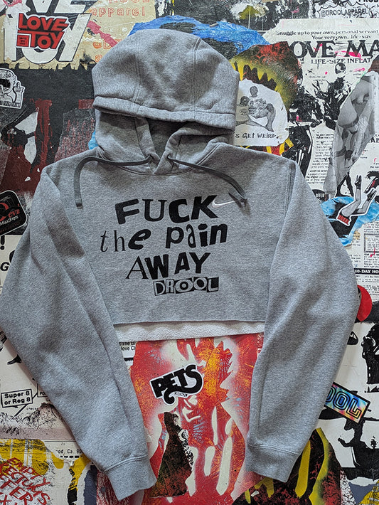 FOMO Collection - Nike FTPA Raw Cut Crop Top Hoodie - M - 12618