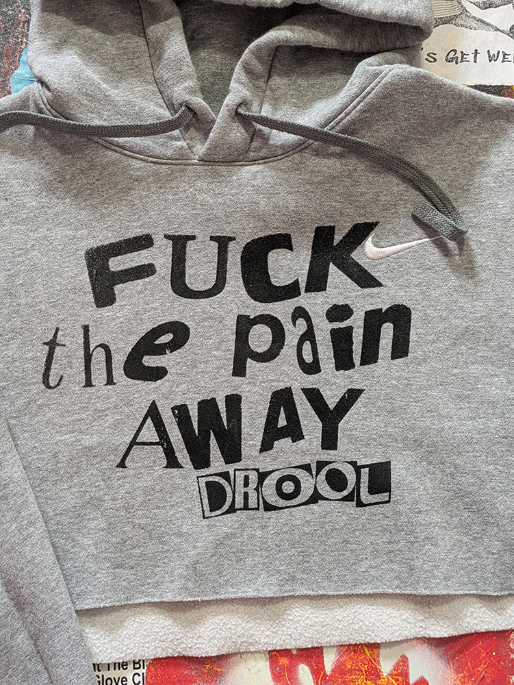 FOMO Collection - Nike FTPA Raw Cut Crop Top Hoodie - M - 12618