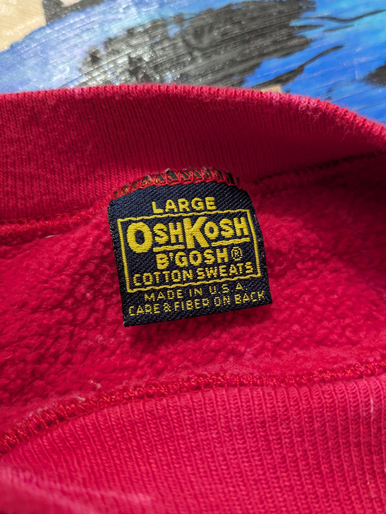 FOMO Collection - Osh Kosh B'Gosh Vintage Made in USA FTPA Crewneck - L - 12712