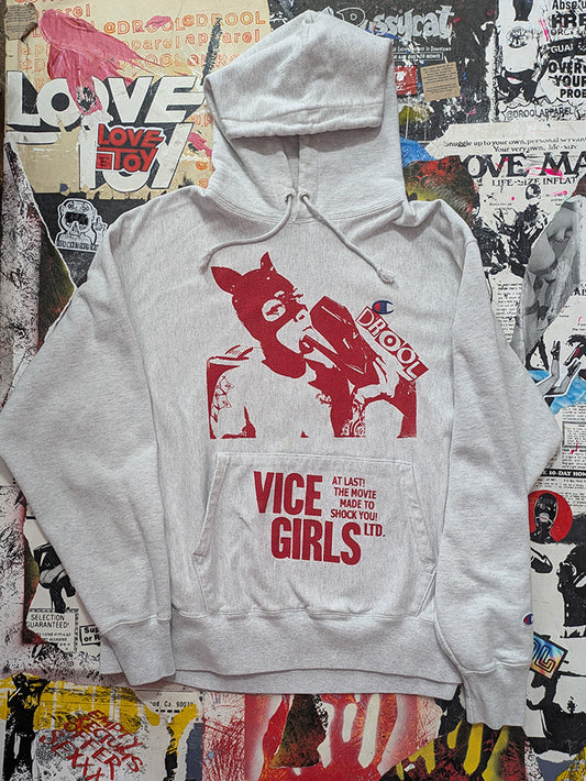 FOMO Collection - Collage Champion Reverse Weave Vice Girls Hoodie - XL - 12716