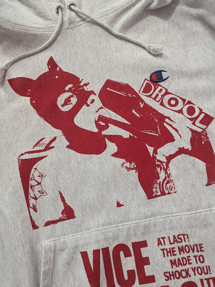 FOMO Collection - Collage Champion Reverse Weave Vice Girls Hoodie - XL - 12716