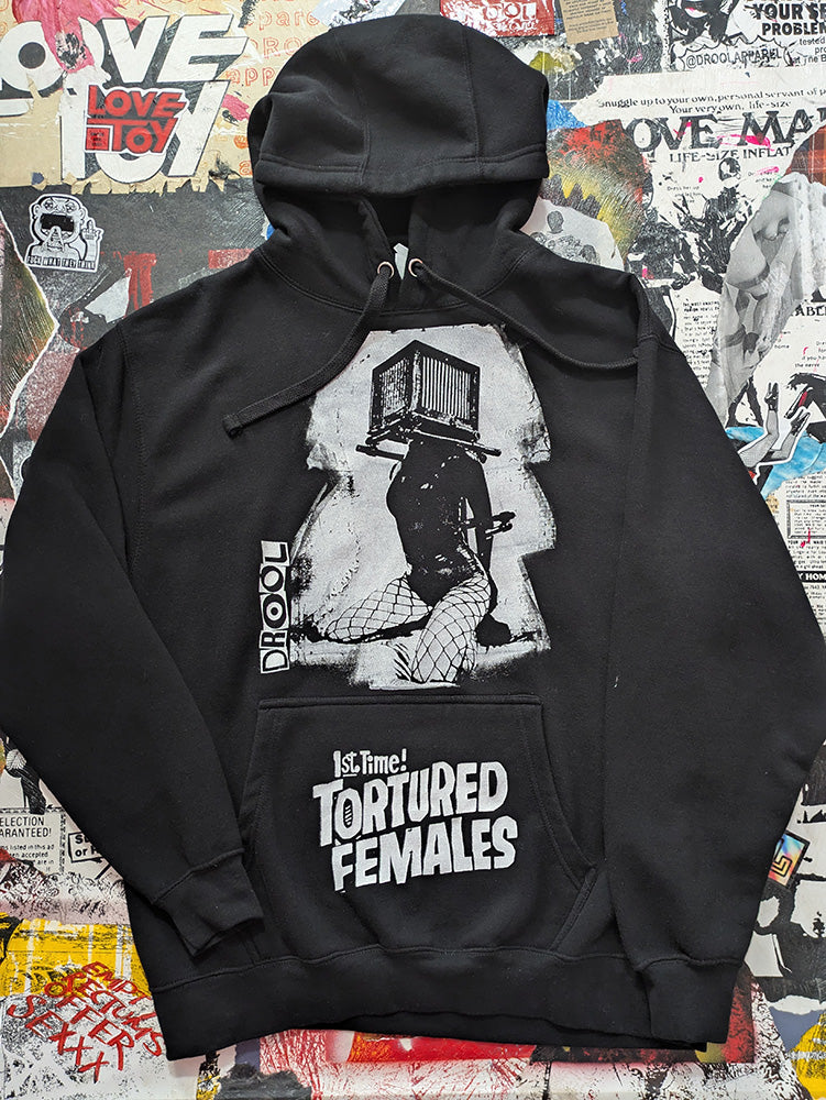 FOMO Collection - Collage Box Head / Tortured Females Hoodie - XL - 12717