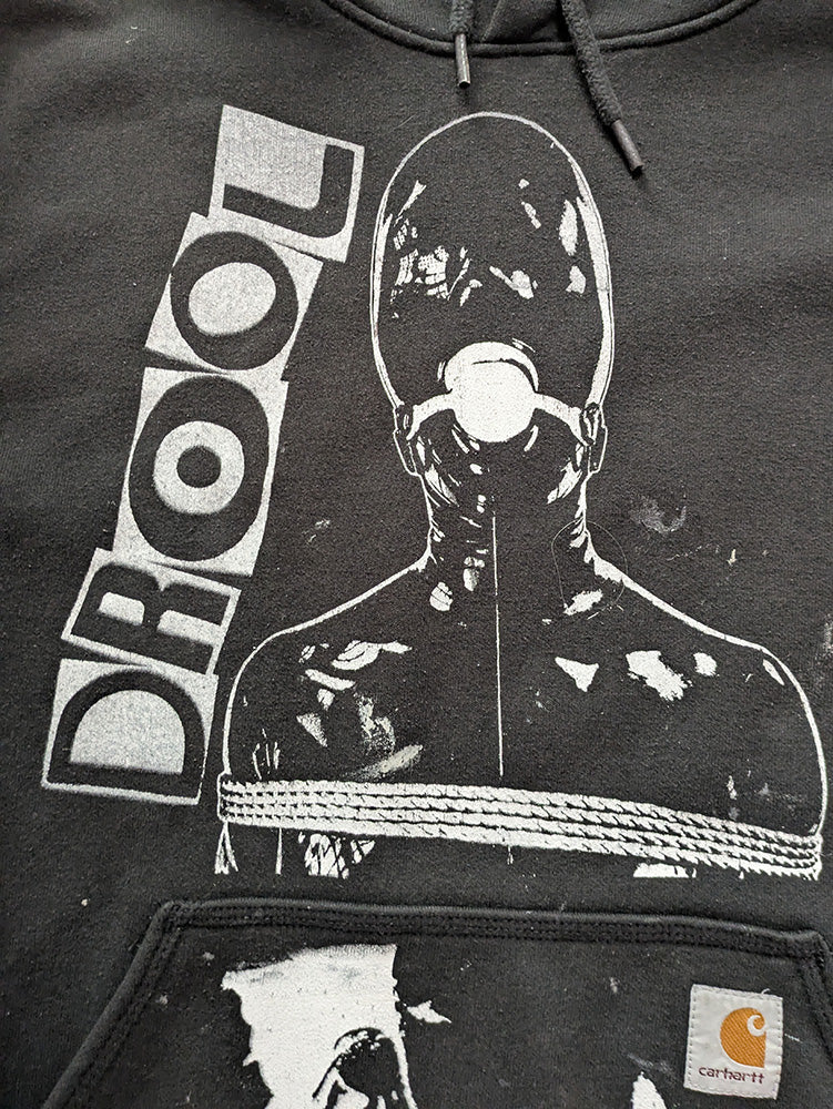 FOMO Collection - DISTRESSED Carhartt Collage Manifesto / Feel Everything Hoodie - M - 12719