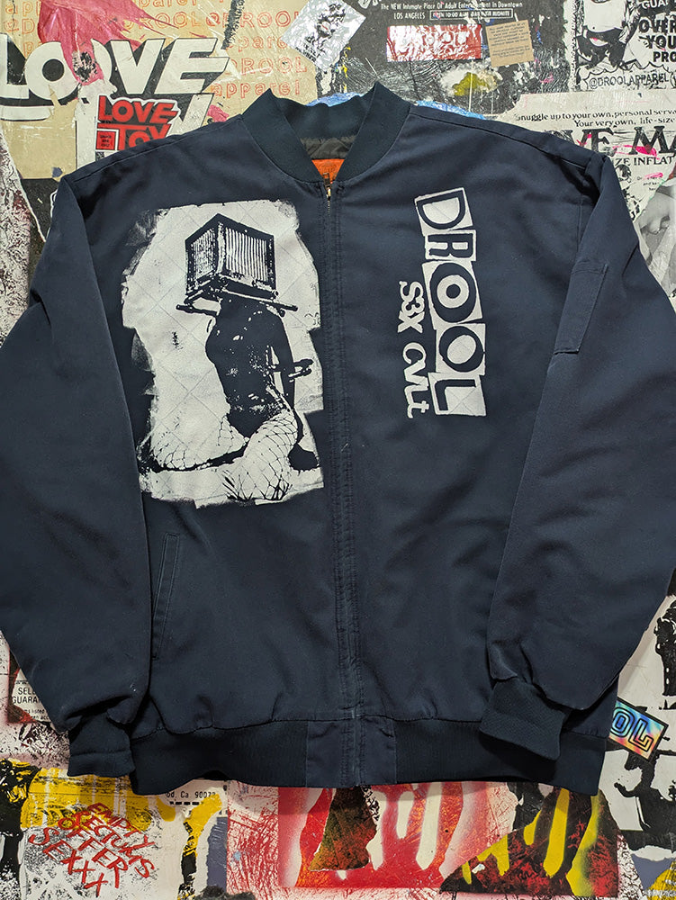 FOMO Collection - Collage Box Head / FTPA Work Wear Jacket(double-sided)  -L - 12723