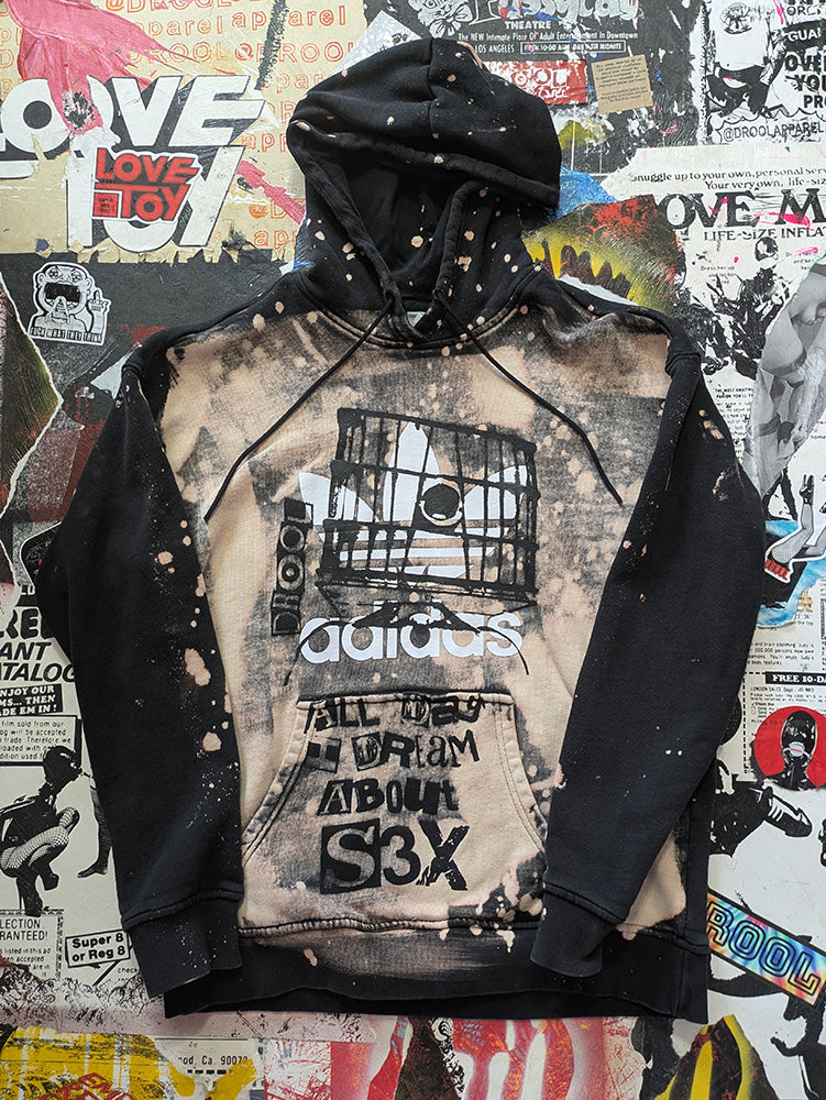 FOMO Collection - Collage A.D.I.D.A.S. Glory Box Hoodie - M - 12816