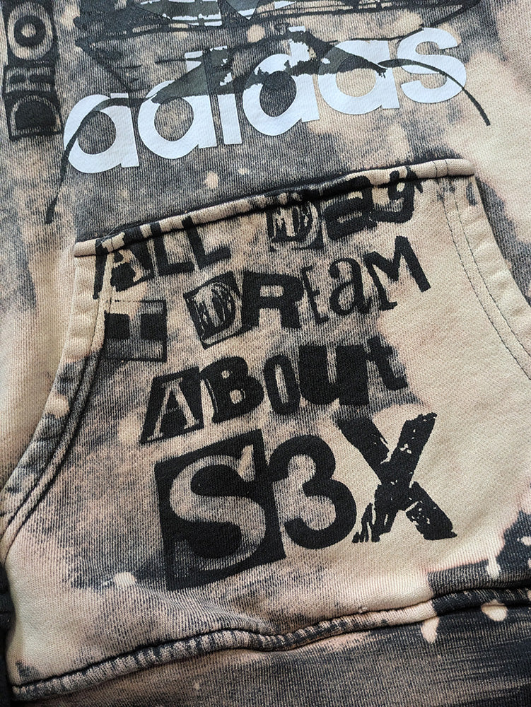 FOMO Collection - Collage A.D.I.D.A.S. Glory Box Hoodie - M - 12816