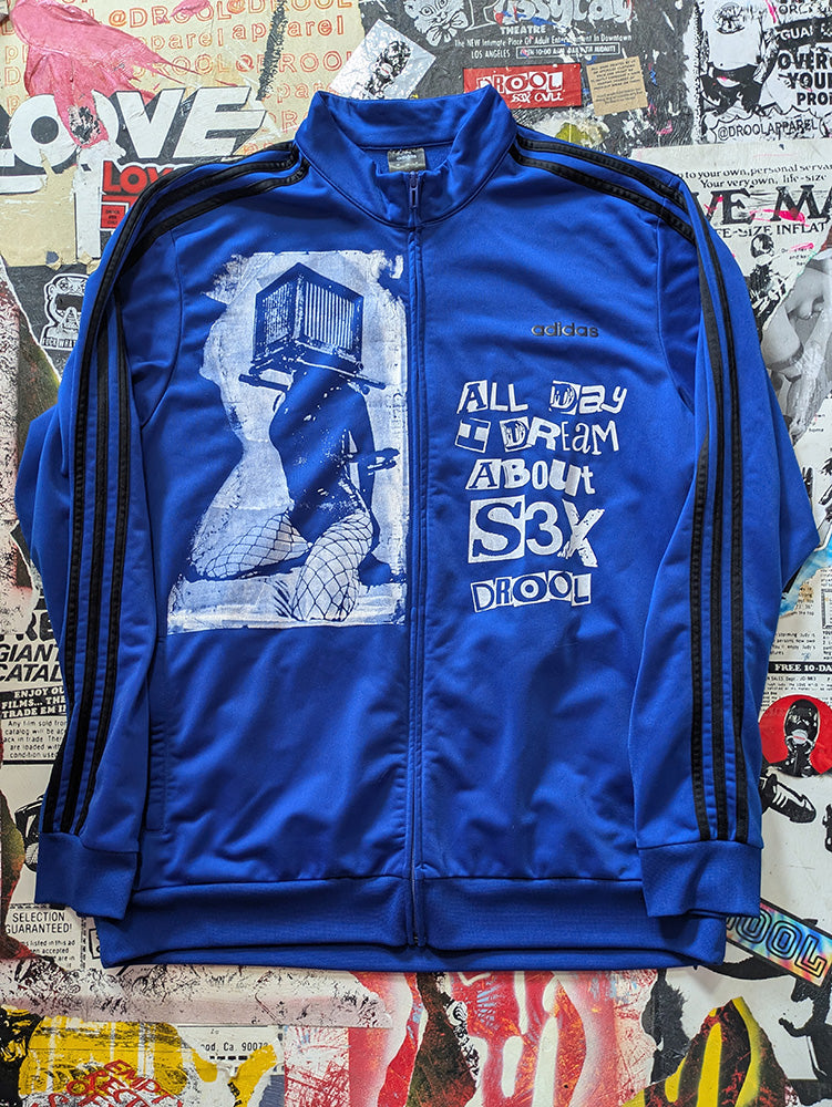 FOMO Collection - A.D.I.D.A.S. Box Head Zip Up Jacket  - 2XL - 12919