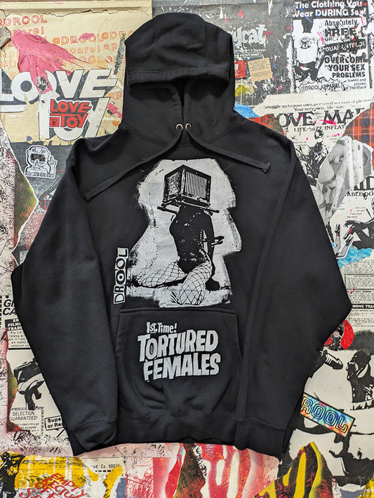 FOMO Collection - Collage Box Head / Tortured Females Hoodie  - XL - 12922