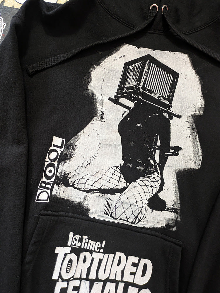 FOMO Collection - Collage Box Head / Tortured Females Hoodie  - XL - 12922
