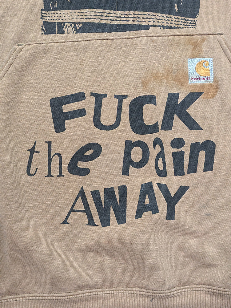 FOMO Collection - DISTRESSED Carhartt Collage Manifesto / FTPA Hoodie  - 4XL - 13019