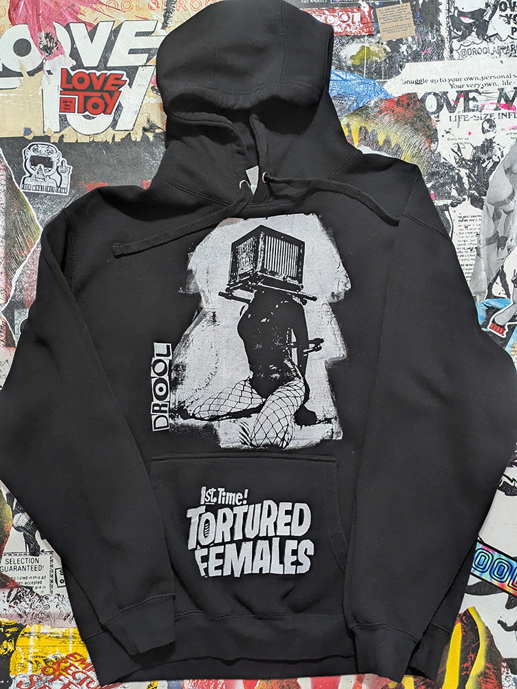 FOMO Collection - Collage Box Head / Tortured Females Hoodie  - XL - 13021