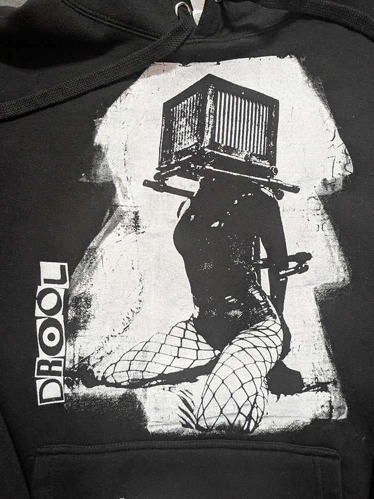 FOMO Collection - Collage Box Head / Tortured Females Hoodie  - XL - 13021