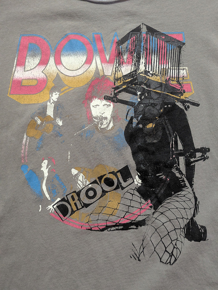 FOMO Collection - David Bowie Box Head Raw Cut Tank Top  - S - 1317