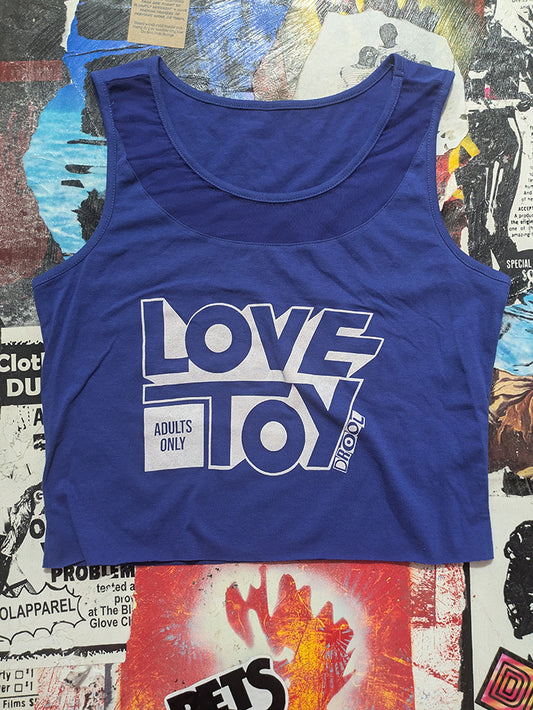 FOMO Collection - Love Toy Raw Cut Crop Top  - S - 13118