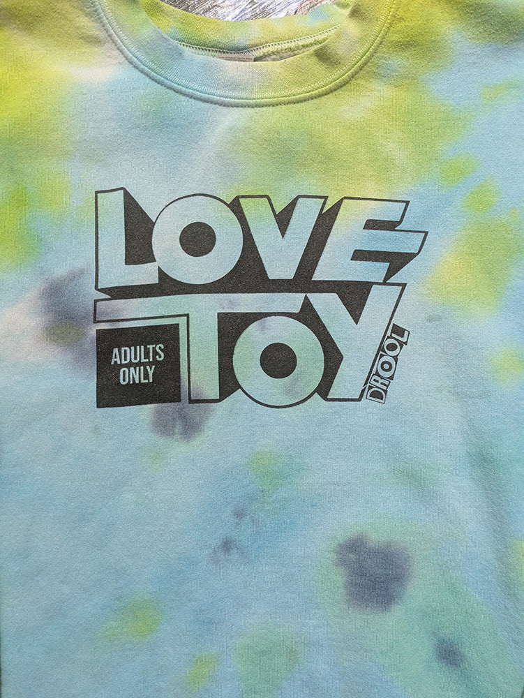 FOMO Collection - Love Toy Raw Cut Crop Top Crewneck  - 2XL - 13114