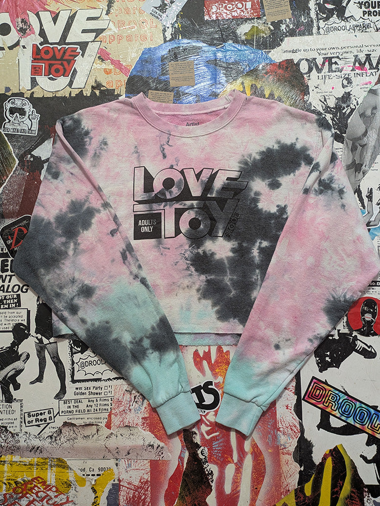 FOMO Collection - Love Toy Raw Cut Crop Top Crewneck  - M - 13119