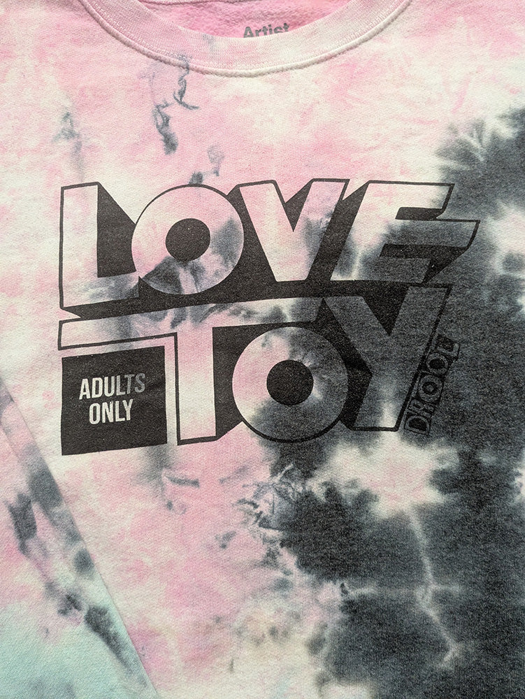 FOMO Collection - Love Toy Raw Cut Crop Top Crewneck  - M - 13119