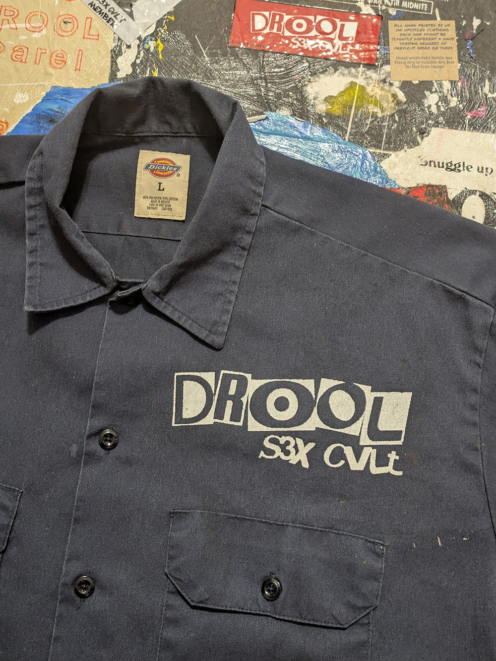 FOMO Collection - Dickies Collage(double-sided) Manifesto / FTPA Work Wear  - L - 13130