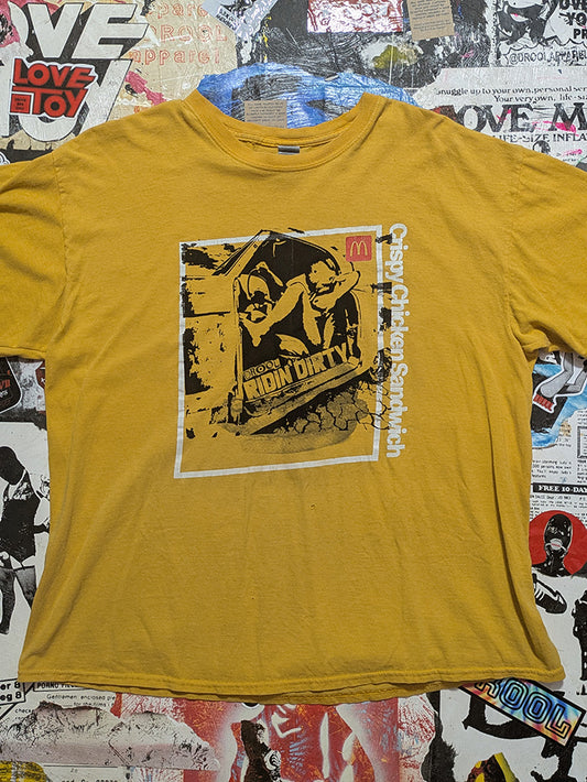 FOMO Collection - DISTRESSED McDonald's Ridin Dirty T-Shirt  - XL - 1325