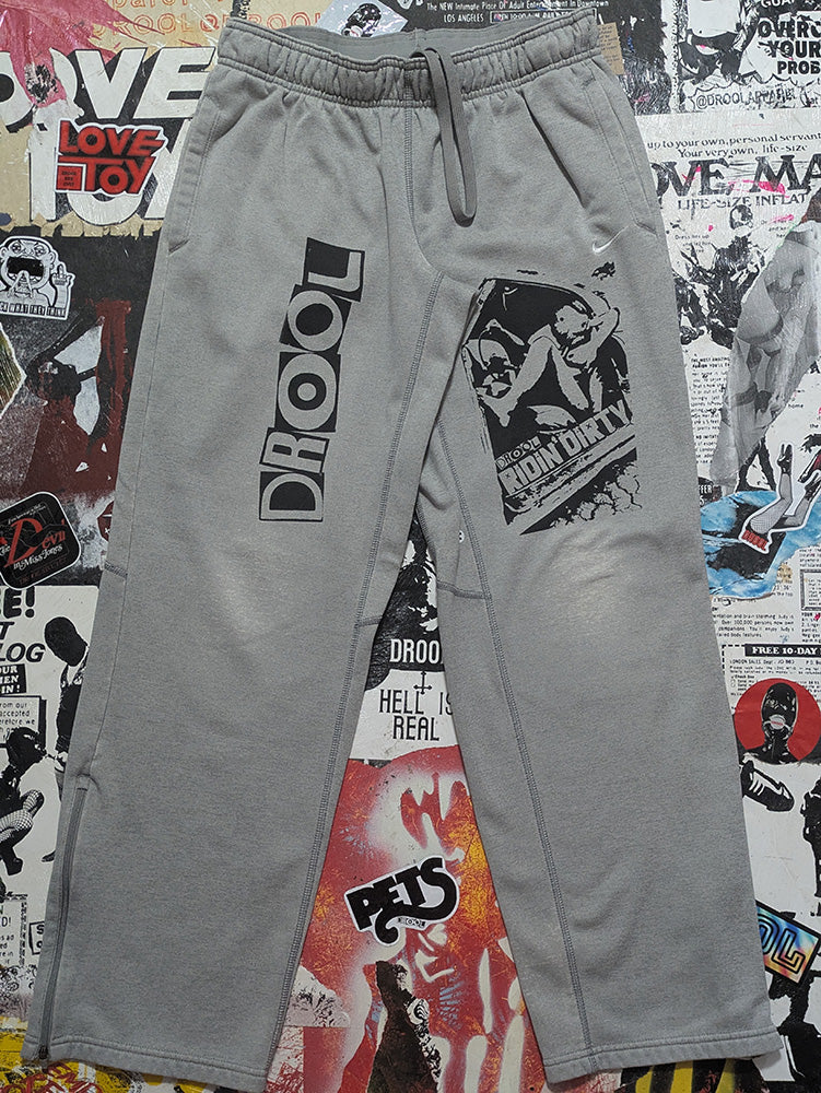 FOMO Collection - DISTRESSED(faded knees) Ridin Dirty Sweatpants  - M(waist = 30", Inseam = 29", Length = 36") - 13216