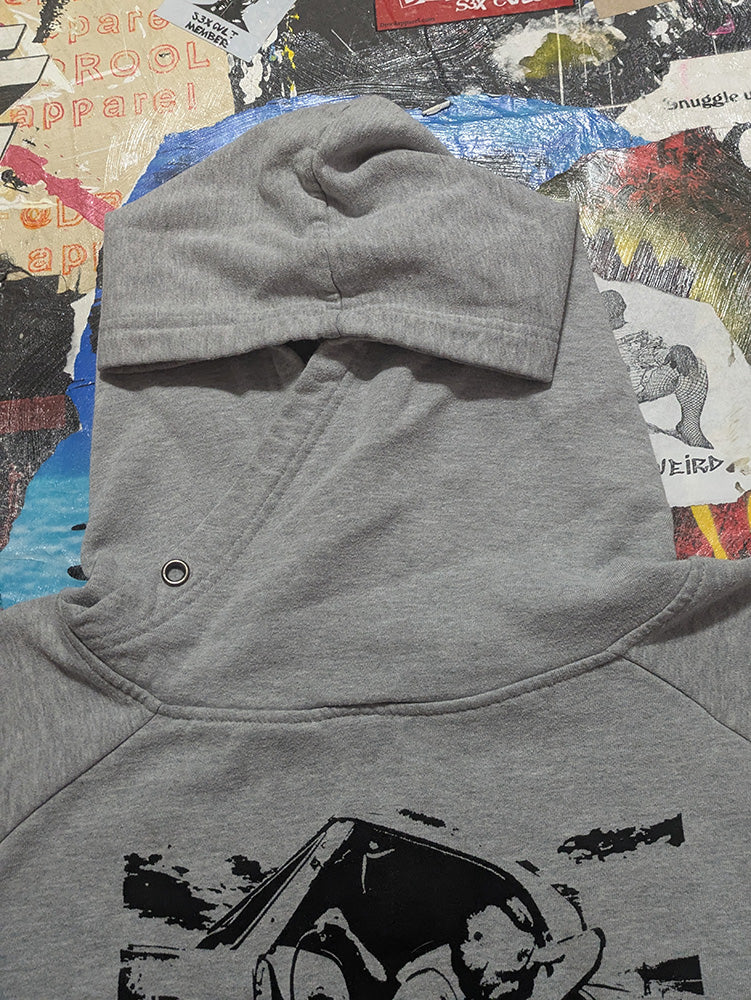 FOMO Collection - Ridin Dirty Raw Cut Crop Top Hoodie  - XL - 13229