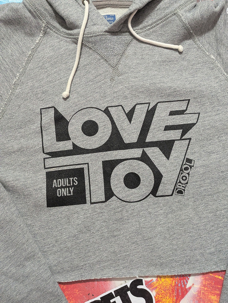 FOMO Collection - Love Toy Raw Cut Crop Top Hoodie  - M - 13231