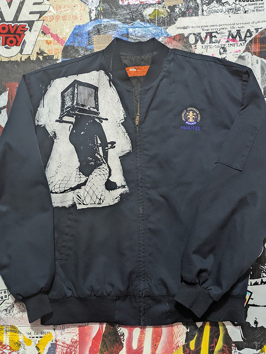 FOMO Collection - Collage Box Head / Origin Story Work Wear Jacket(double-sided)  - XL - 13238