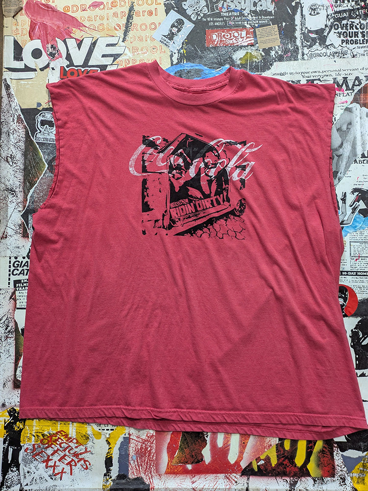 FOMO Collection - Coca Cola Ridin Dirty Raw Cut Tank Top  - 4XL - 1331