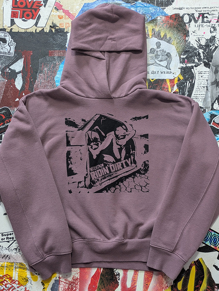 FOMO Collection - Ridin Dirty Crop Top Hoodie - L - 13327