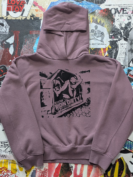 FOMO Collection - Ridin Dirty Crop Top Hoodie - L - 13327