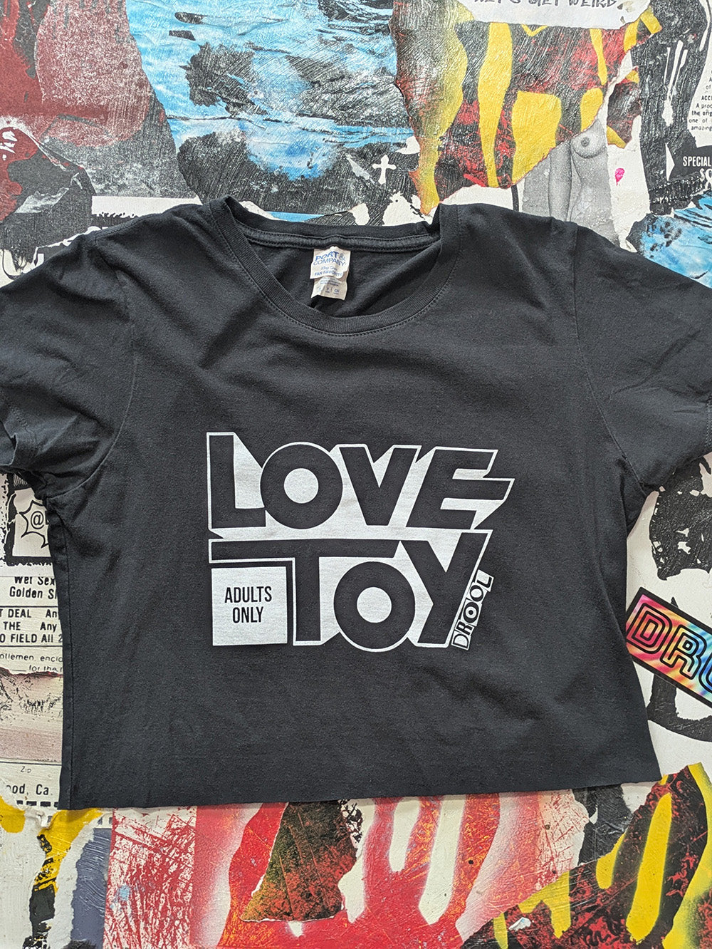 FOMO Collection - Love Toy Probation Raw Cut Crop Top - S - 13335