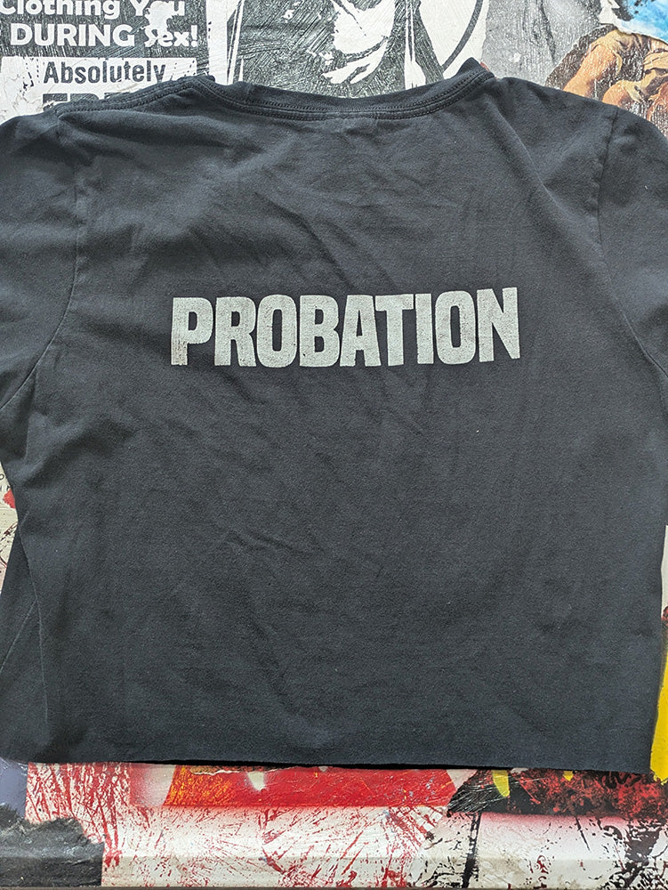 FOMO Collection - Love Toy Probation Raw Cut Crop Top - S - 13335